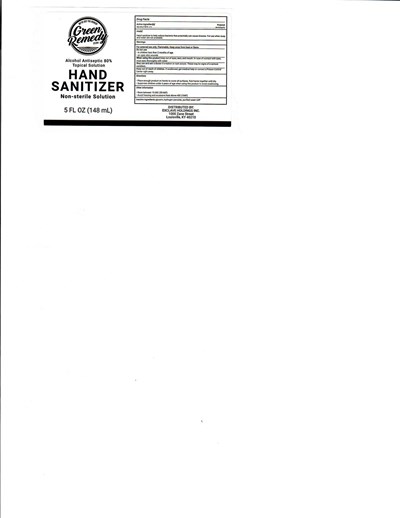 5oz Label (5oz Hand Sanitizer Label)